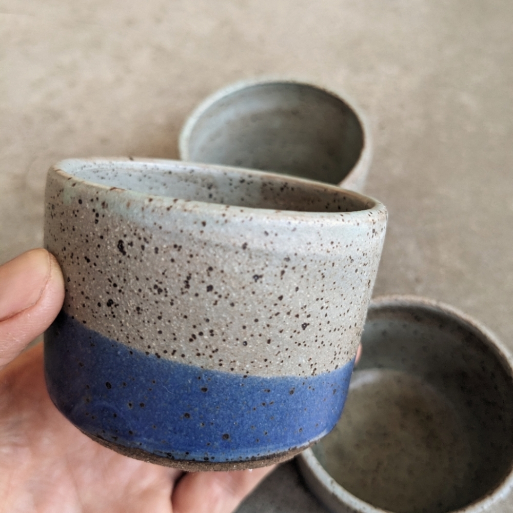 small ceramic tumblers
